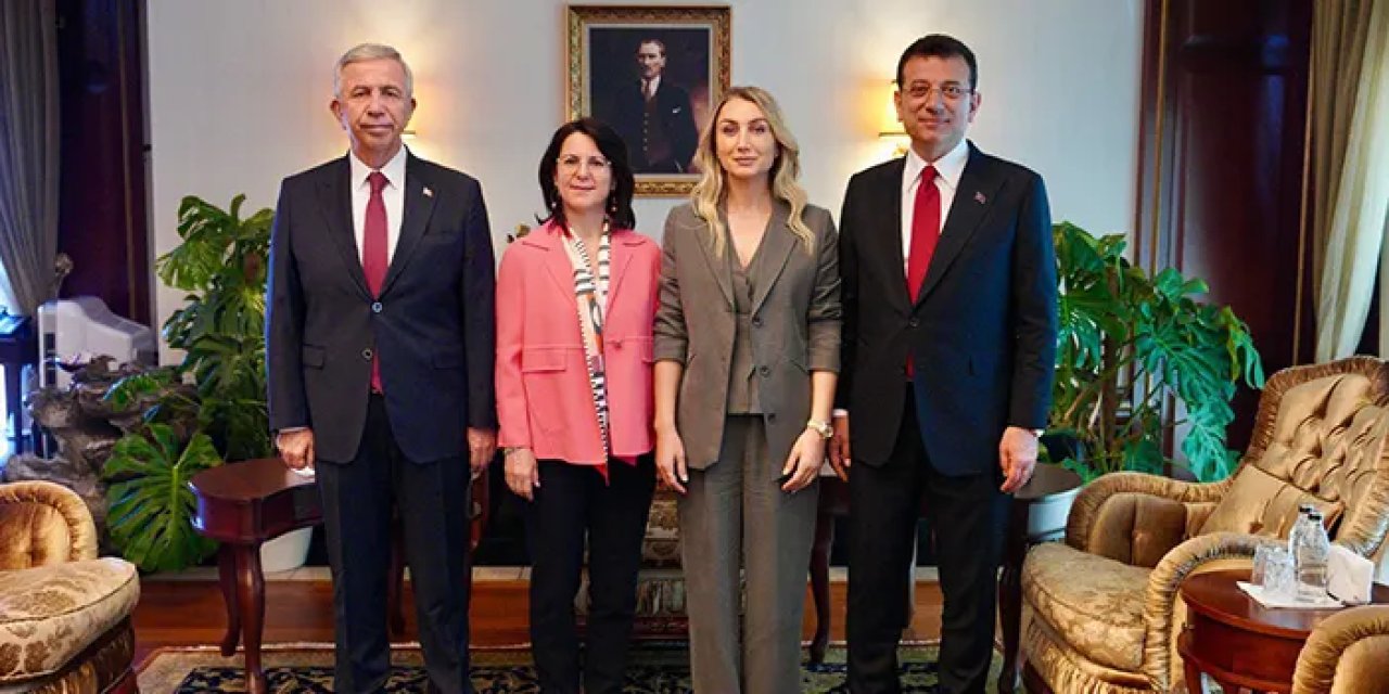 Ekrem İmamoğlu ile Mansur Yavaş bir araya geldi