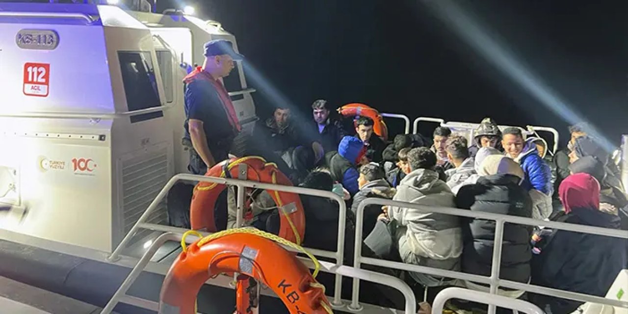 Muğla'da 15'i çocuk 25 düzensiz göçmen yakalandı