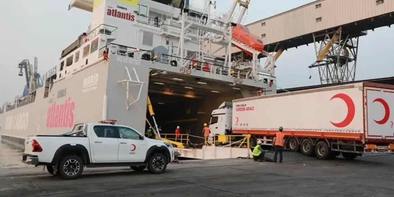 Türk Kızılay Başlatıyor: Gazze'ye Yeni İnsani Yardım Gemisi Yola Çıkıyor