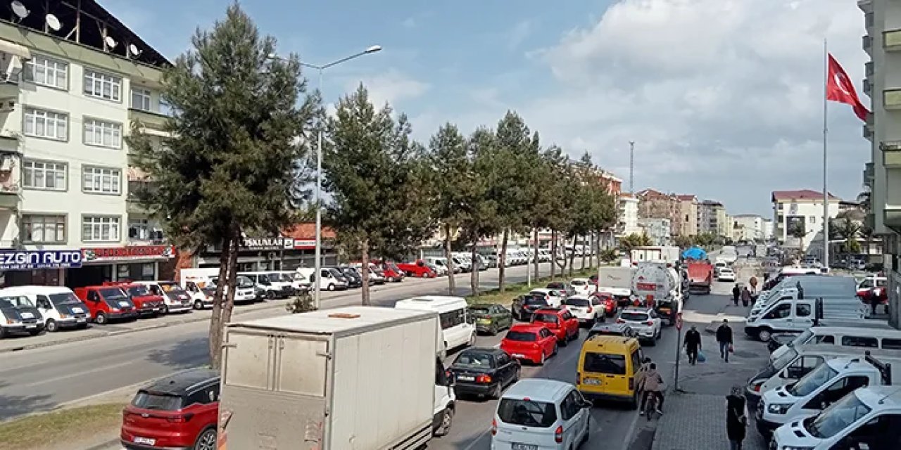 Samsun-Ordu kara yolunda bayram yoğunluğu