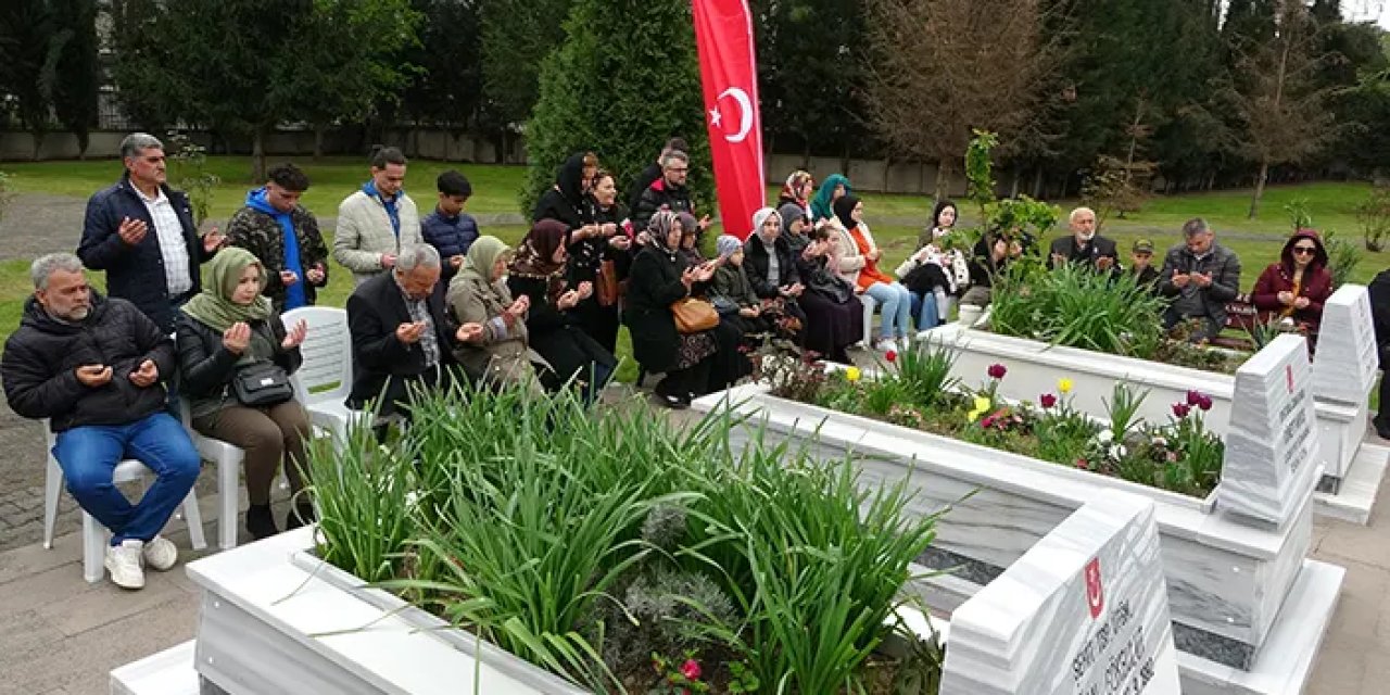 Ordu'da şehit yakınlarından mezar ziyareti! Üzüntü ve gurur