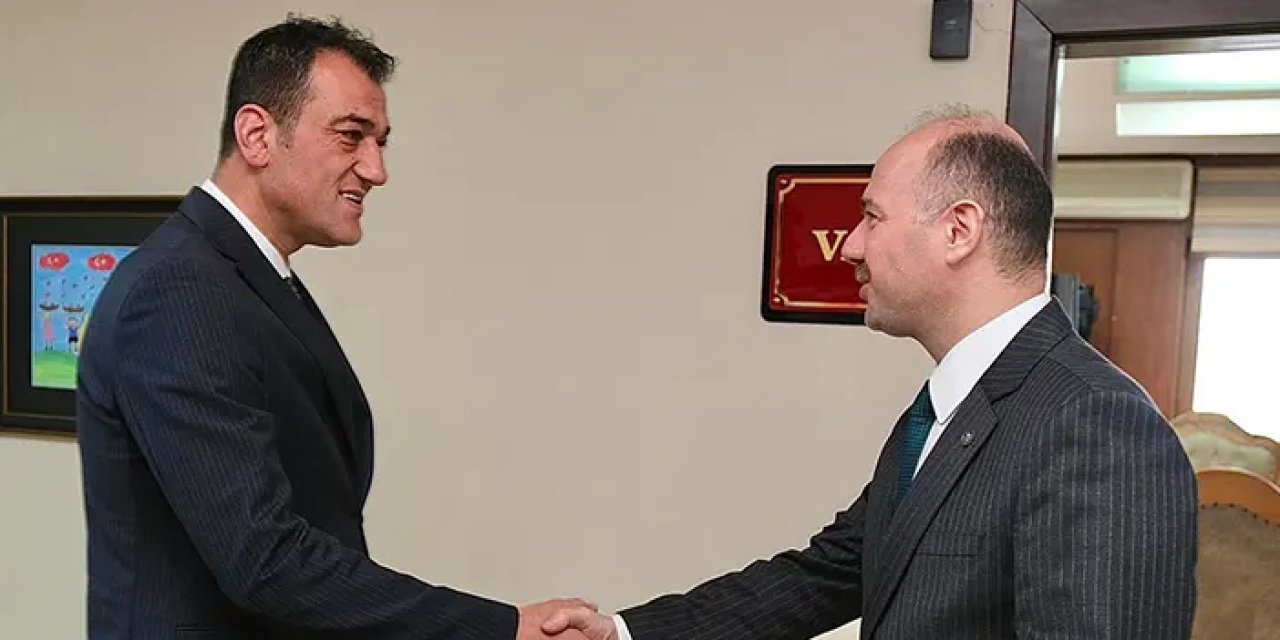 Giresun Belediye Başkanı Fuat Köse'den Vali Mehmet Fatih Serdengeçti'ye ziyaret