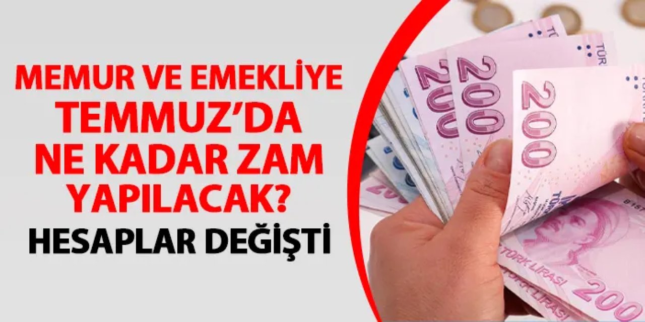 Memur ve emekliye Temmuz'da ne kadar zam yapılacak?  Bakan Şimşek'in tahmini hesapları değiştirdi