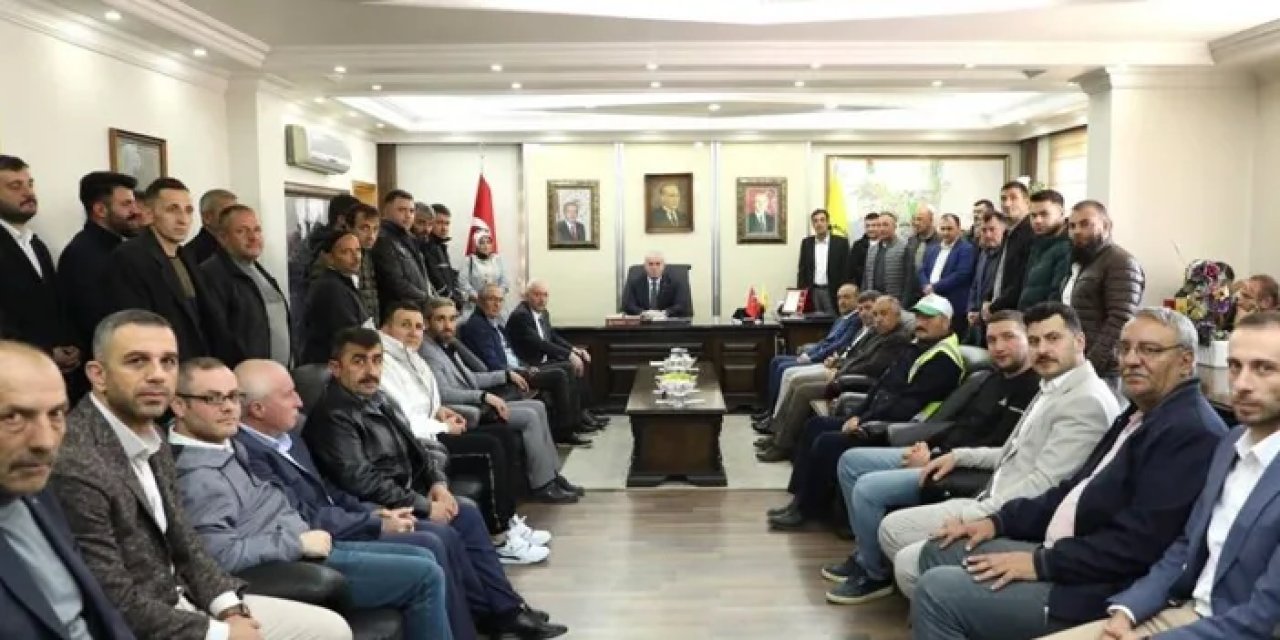 Bayburt Belediyesi'nde bayramlaşma yapıldı