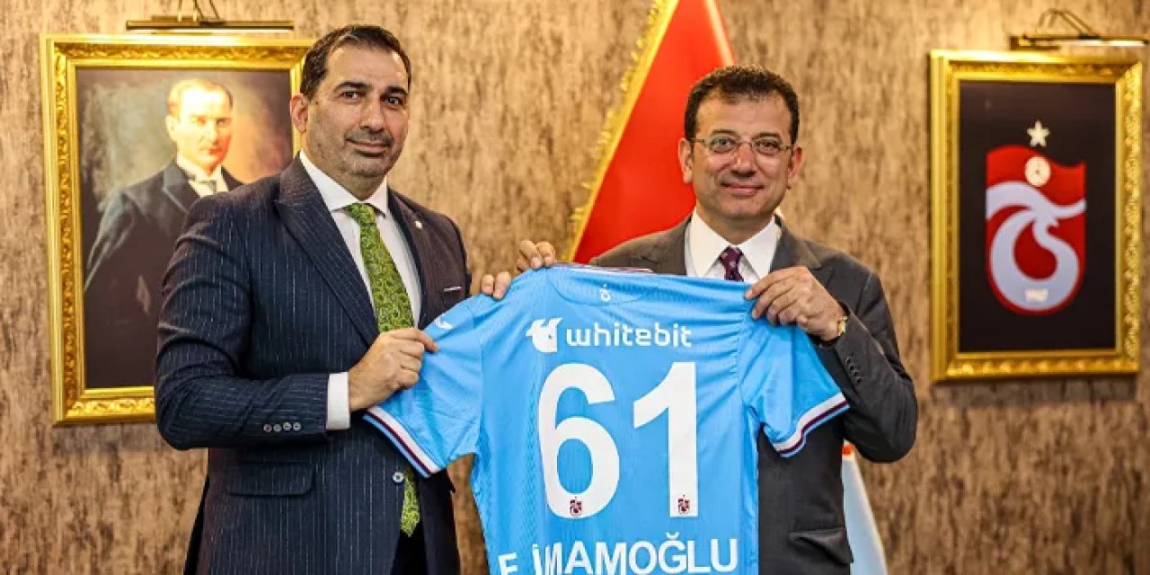 Ekrem İmamoğlu'ndan Trabzonspor'a ziyaret