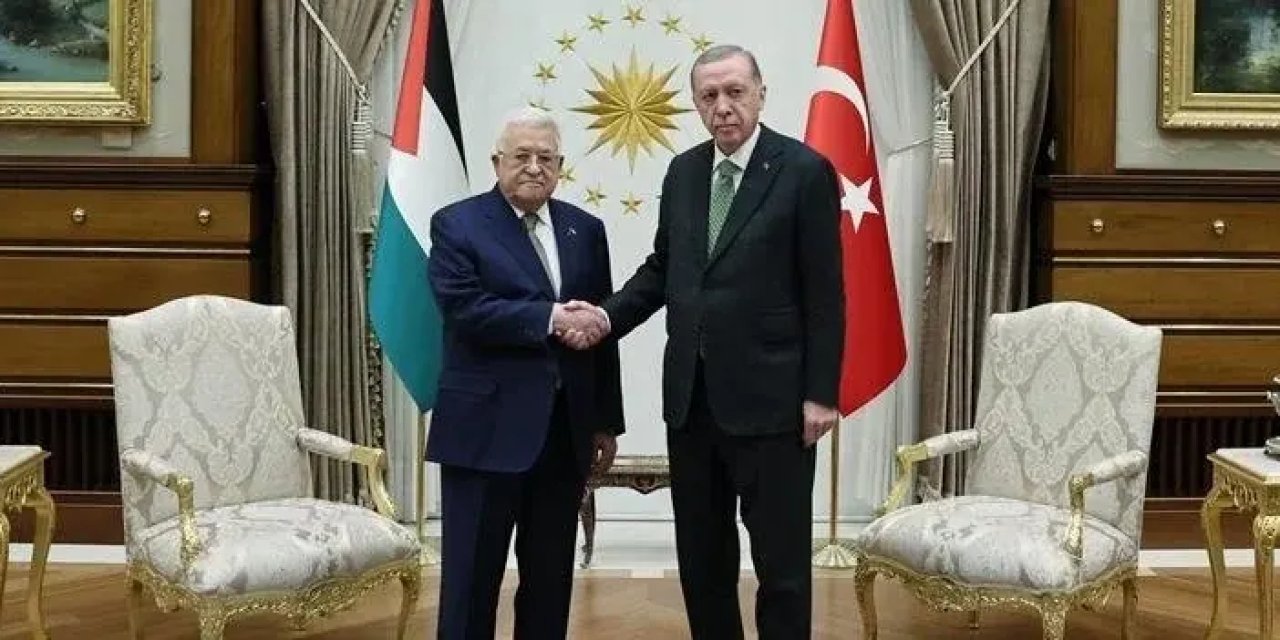 Cumhurbaşkanı Erdoğan Filistin Devlet Başkanı Abbas ile görüştü! Türkiye'den İsrail'in Gazze Politikalarına Sert Tepki