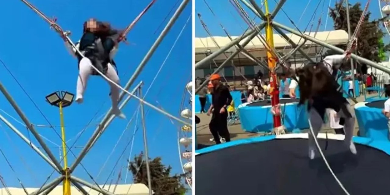 İstanbul'da lunaparkta korku dolu anlar! Kemeri açılan çocuk ölümden döndü