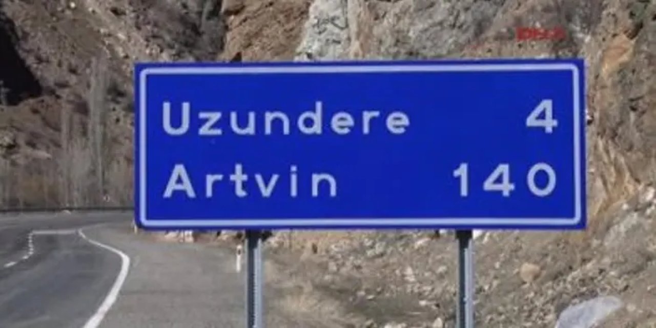 Artvin il sınırı Uzundere geçişinde çalışma! Karayolları uyardı