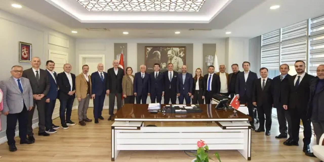 TTSO Başkanı Çelebi'den Ortahisar Belediye Başkanı Kaya'ya ziyaret!