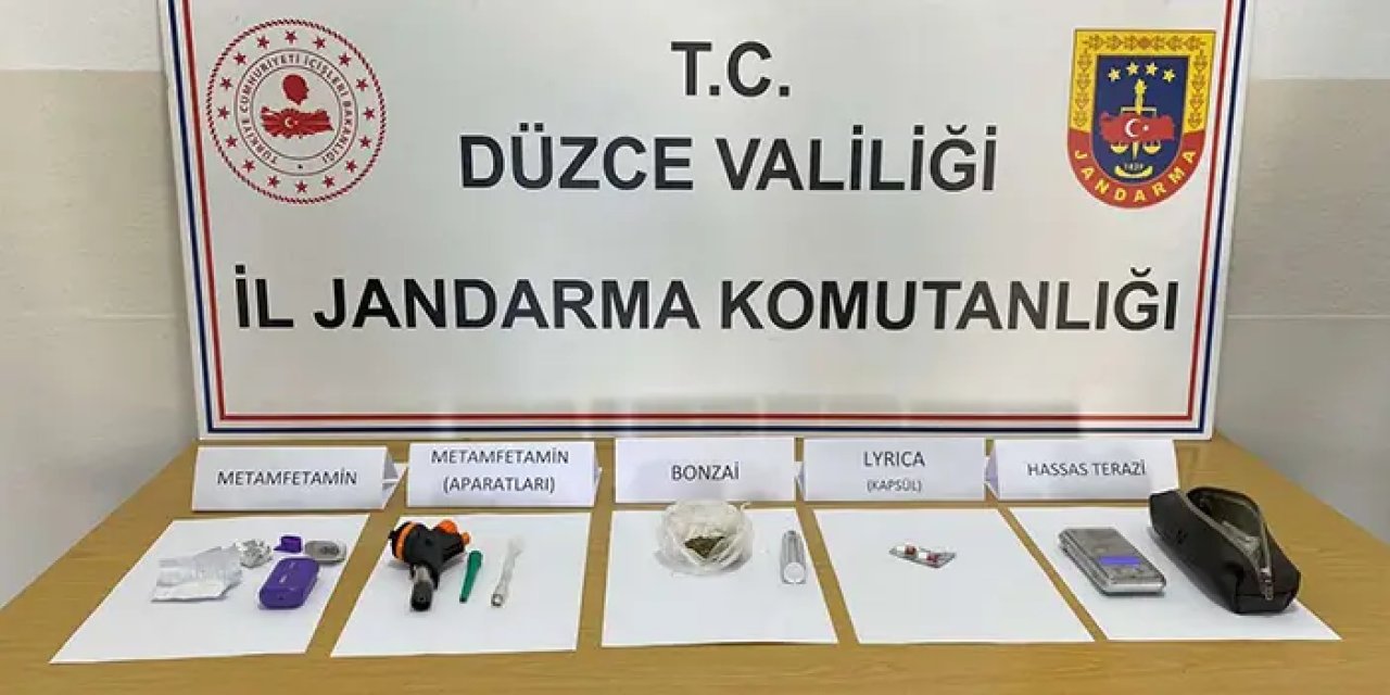 Düzce'de uyuşturucuyla mücadele! 7 şahsa adli işlem