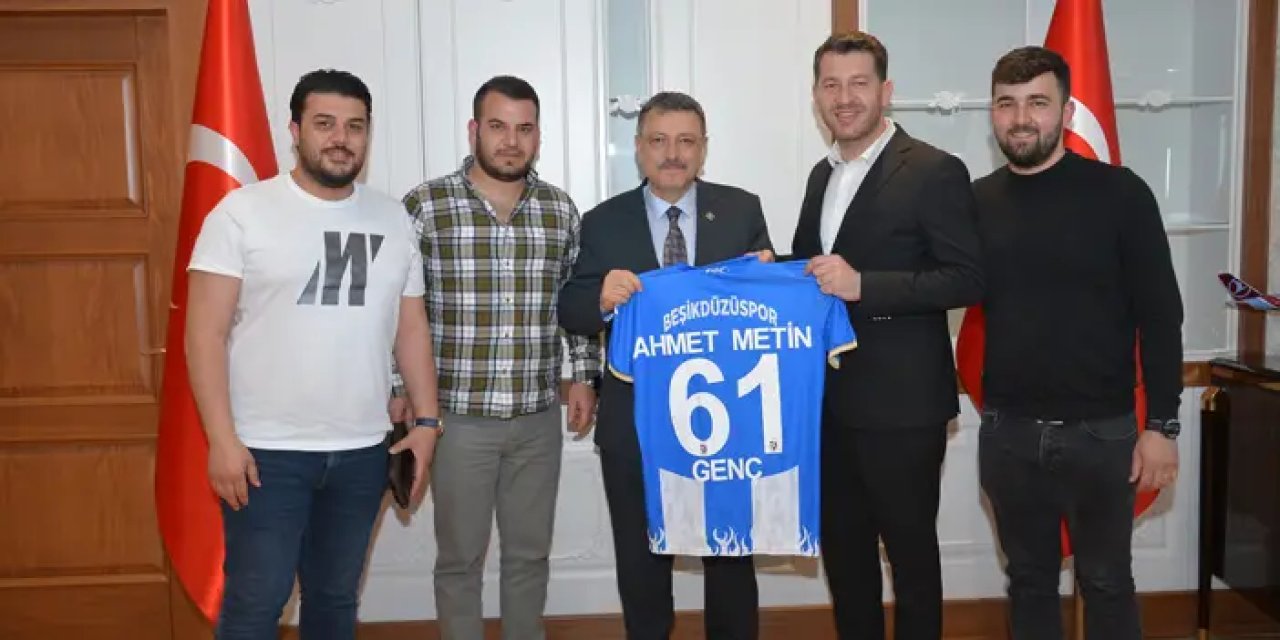 Beşikdüzüspor’dan Başkan Genç’e ziyaret