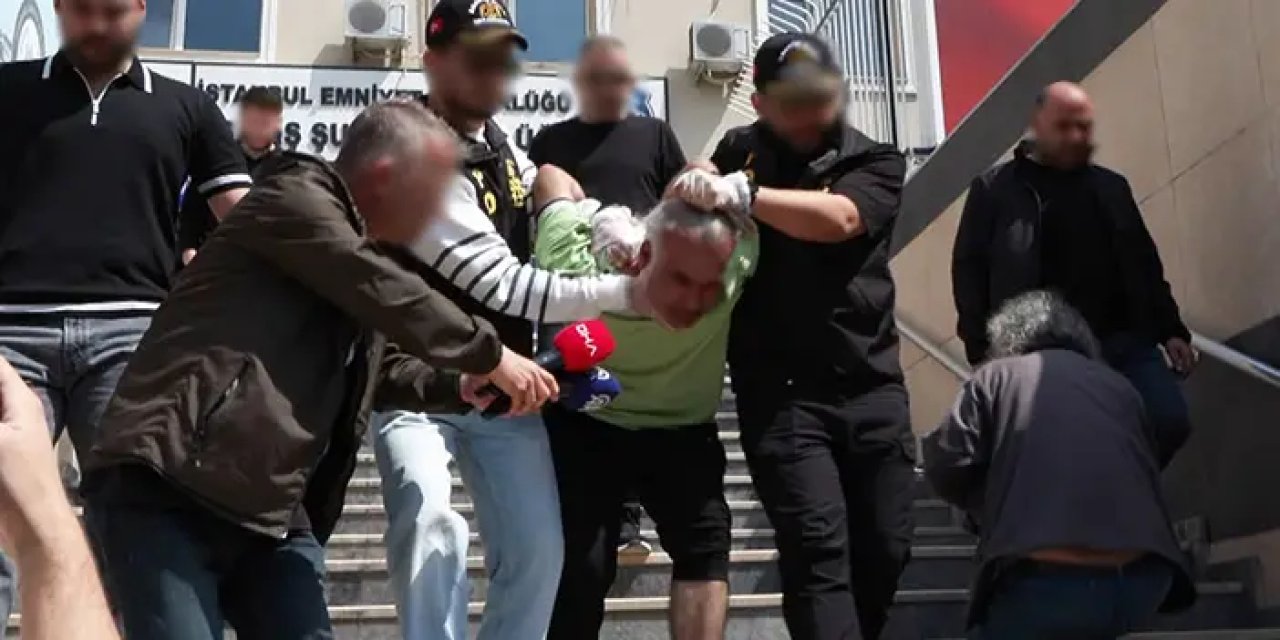 İstanbul'da taksiciyi bıçaklayarak öldüren zanlı adliyeye sevk edildi