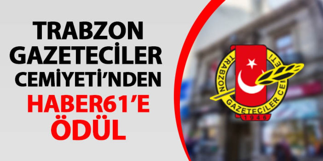 Haber61 İmtiyaz sahibi Tanju Akıncıoğlu'na hizmet ödülü