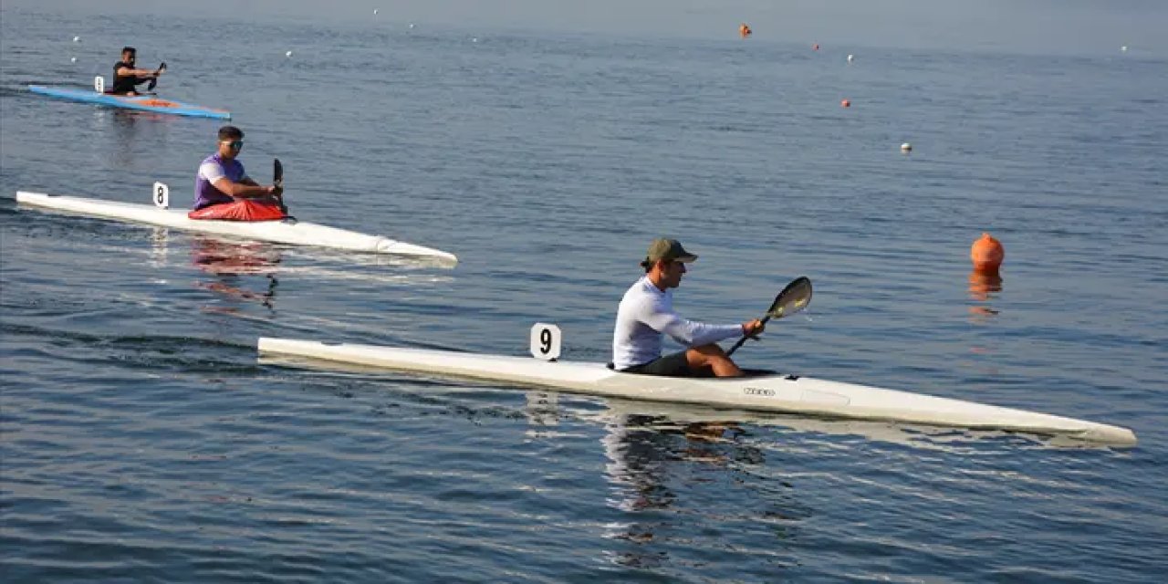 Muğla'da durgunsu kano yarışları başladı