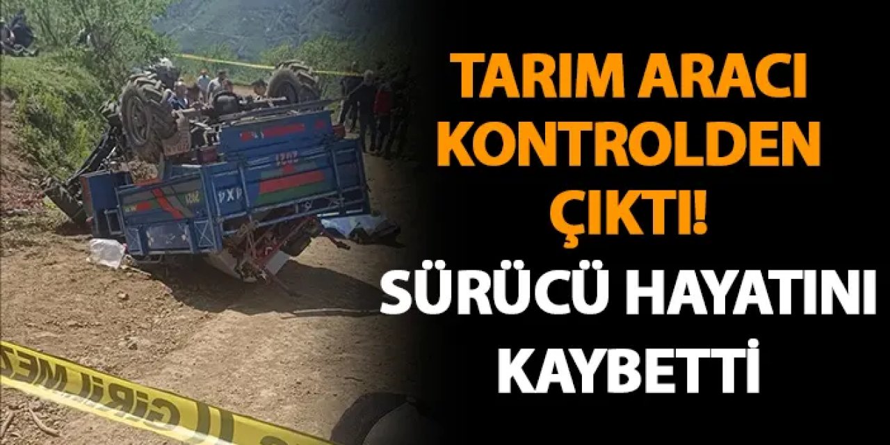 Ordu'da patpat kazası! Sürücü hayatını kaybetti