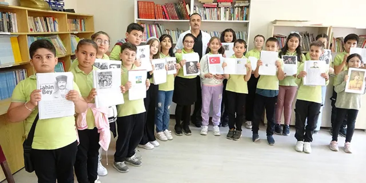 Giresunlu öğrencilerden 30 kahraman için 30 el yazması kitap