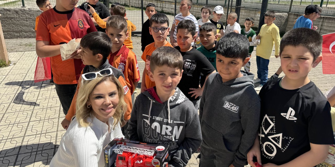 Samsun'da 23 Nisan öncesi çocukları sevindiren etkinlik
