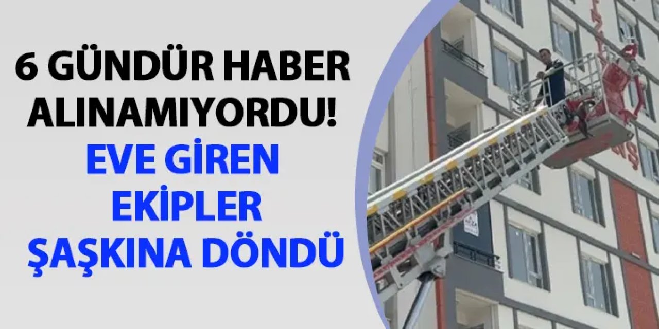 Elazığ'da 6 gündür haber alınamıyordu! Eve giren ekipler şaşkına döndü