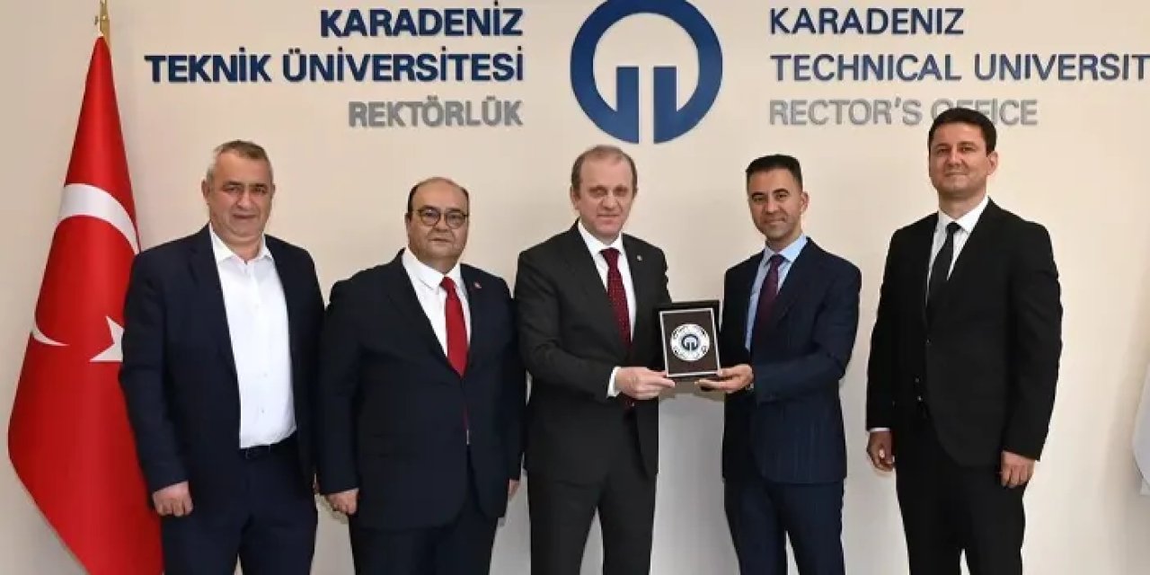 KTÜ Rektörü Çuvalcı savunma sanayi temsilcileri ile görüştü