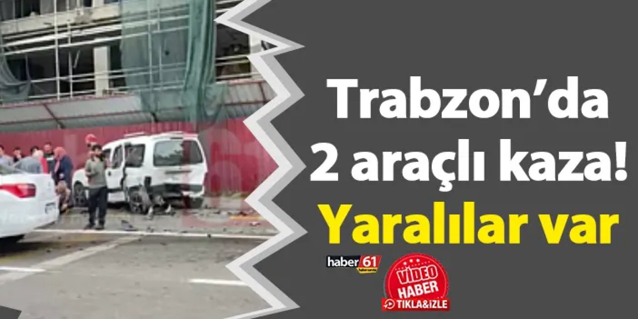Trabzon’da tünel çıkışında kaza: 2 yaralı