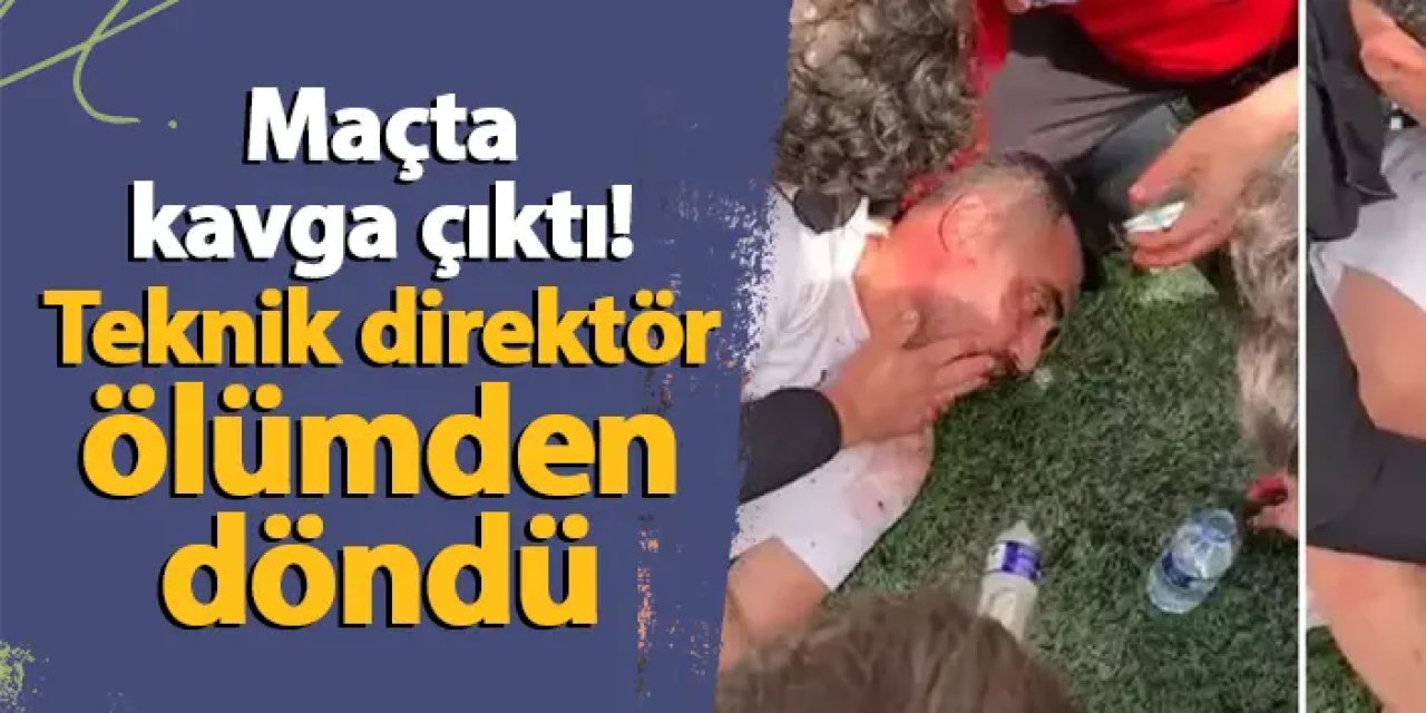 Maçta kavga çıktı! Teknik direktör ölümden döndü