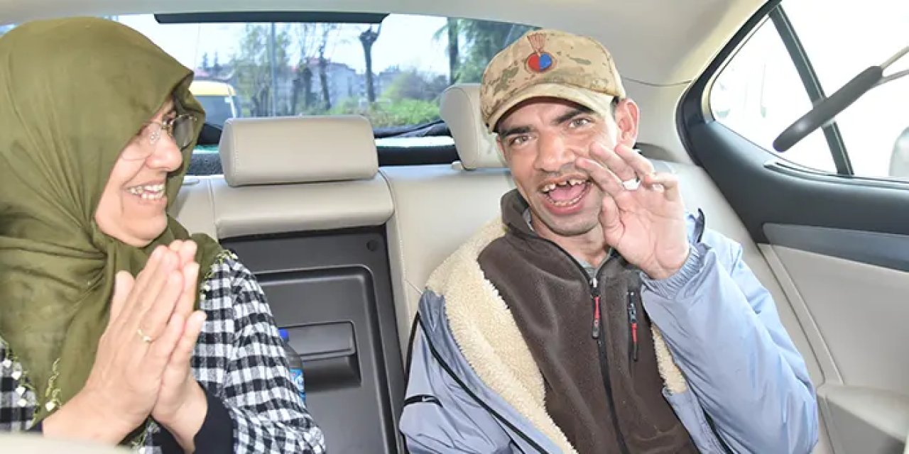 Giresun'da engelli vatandaşın makam aracıyla gezme isteği gerçekleştirildi