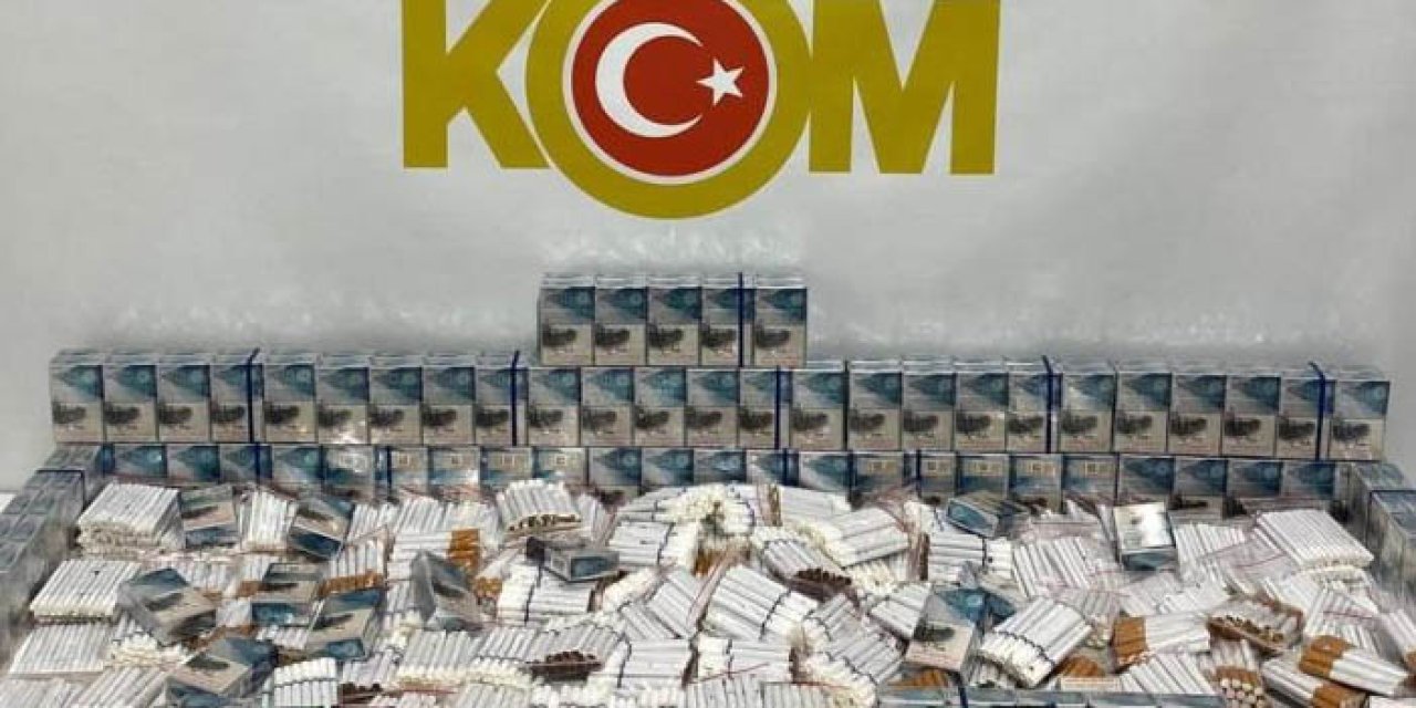 Samsun'da 2 bin 620 adet makaron sigara geçirildi