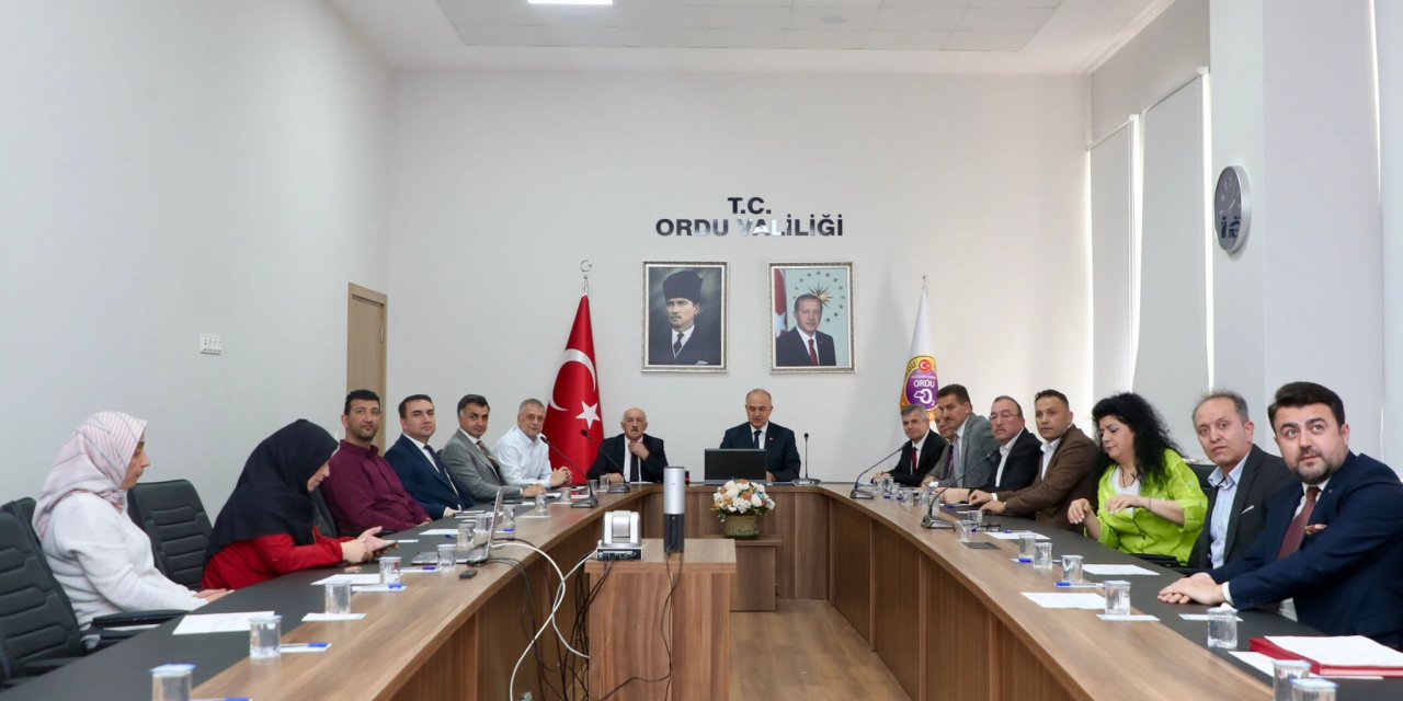 Ordu'da İstihdam ve Mesleki Eğitim Kurulu Toplantısı yapıldı