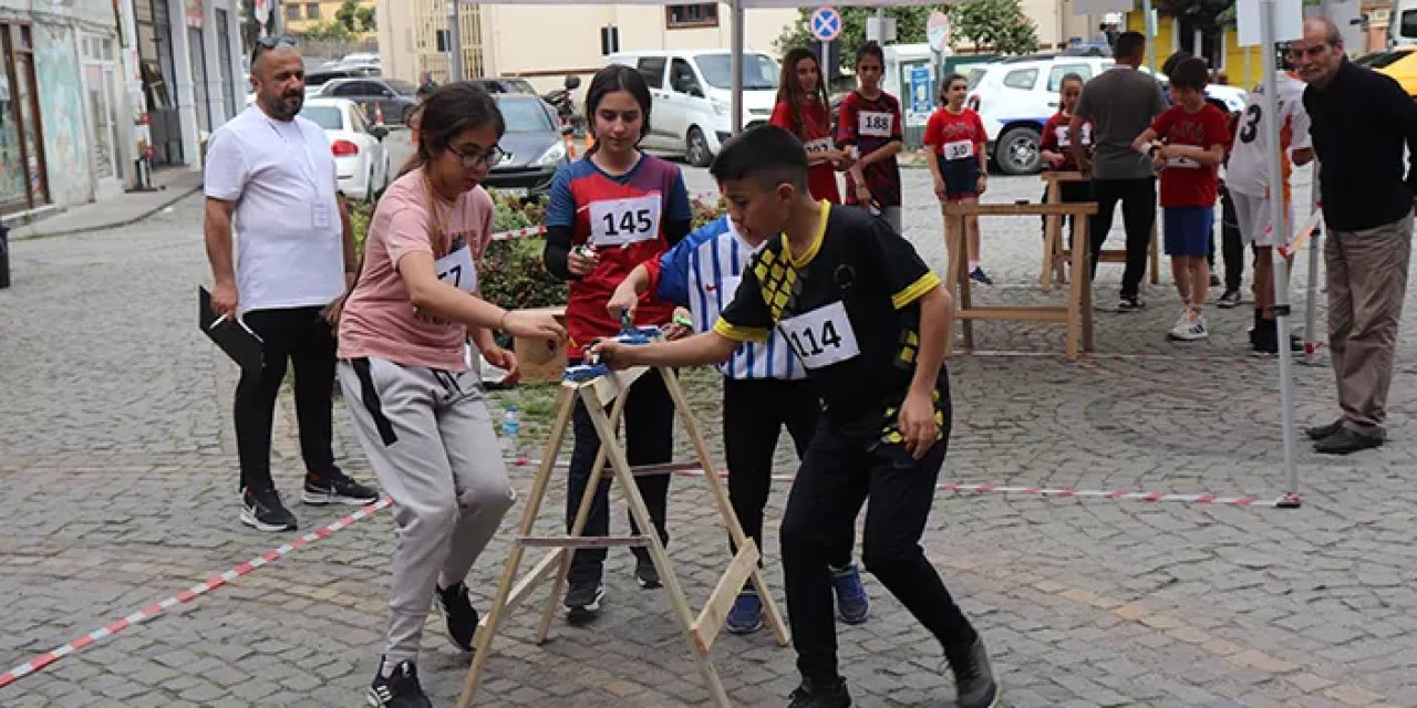 Ordu'da oryantiring yarışması yapıldı