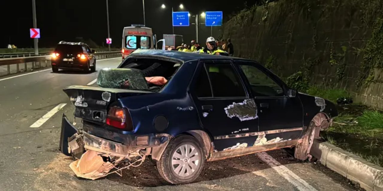 Rize'de zincirleme kaza: 1'i ağır 2 yaralı