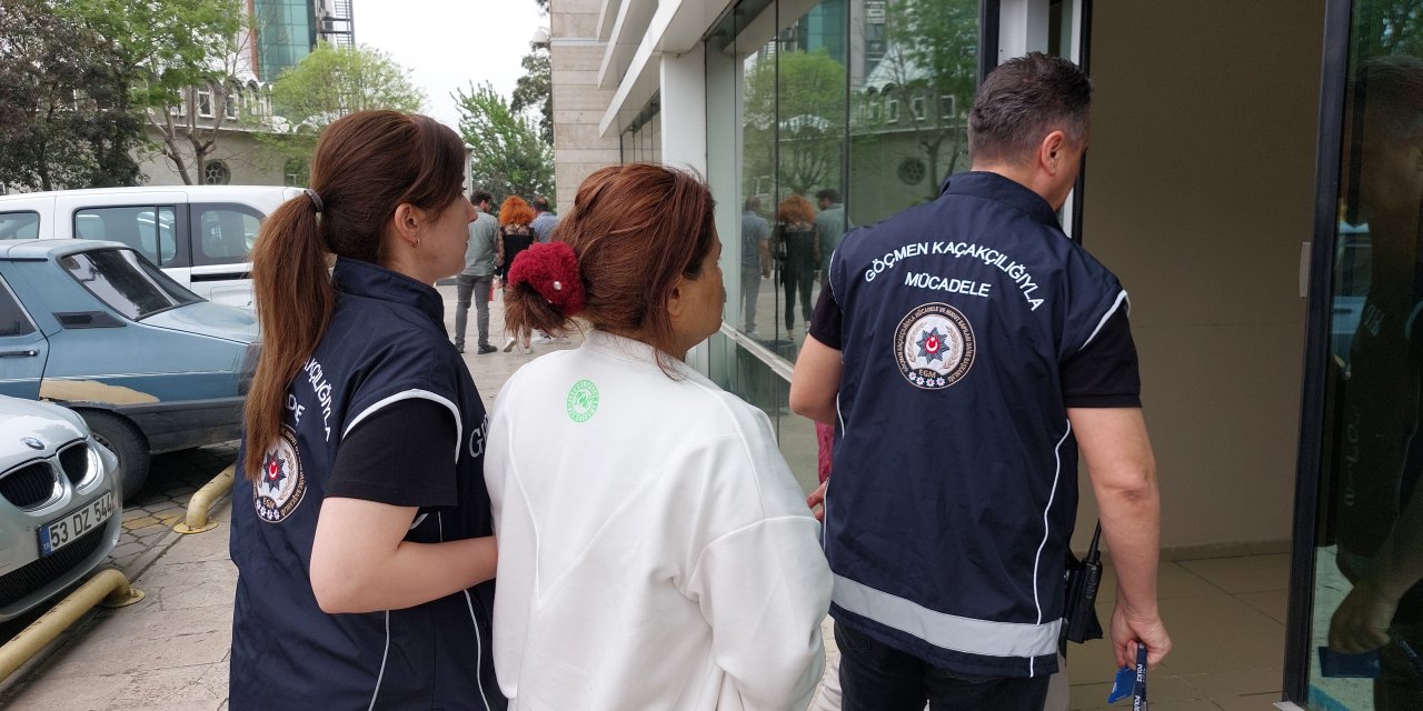 Samsun'da yabancı uyruklu kadınları zorla fuhşa sürükleyen 3 şahıs tutuklandı