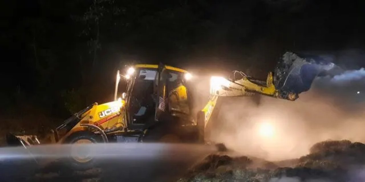 Kocaeli'de yangın! 4 büyükbaş hayvan telef oldu