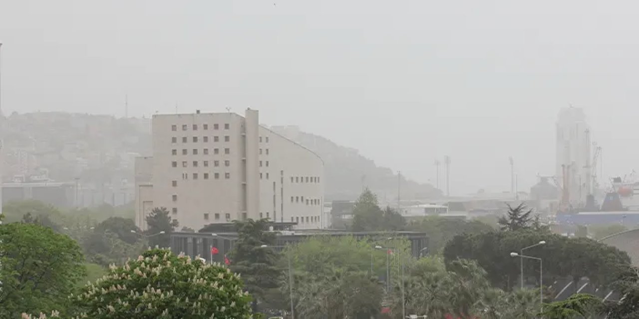 Çöl tozları Samsun'un havasını bozdu!