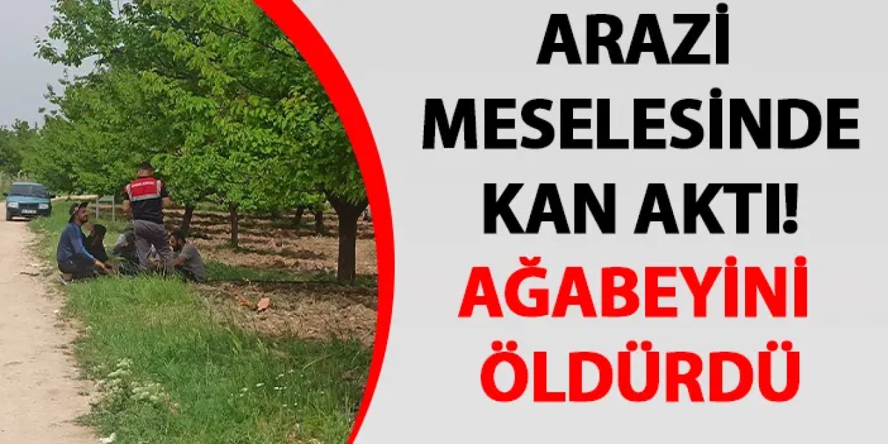 Malatya'da arazi meselesinde kan aktı! Ağabeyini öldürdü