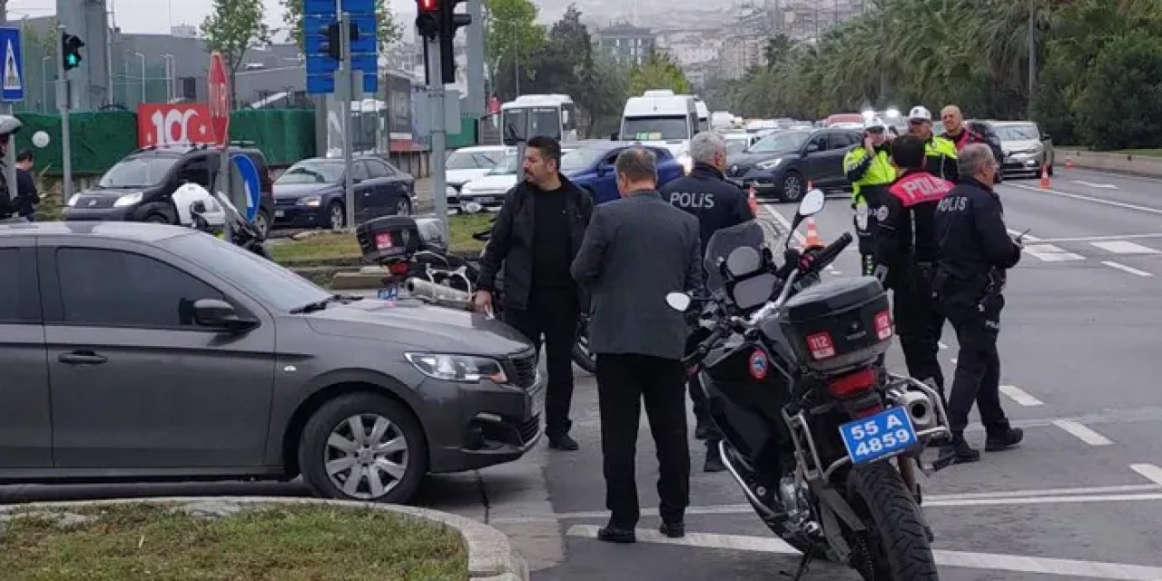 AK Parti Samsun İl Başkanı'nın makam aracı yayalara çarptı! 1'i ağır 2 yaralı