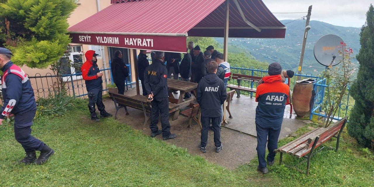 Giresun'da kaybolan yaşlı adam 20 saat sonra bulundu