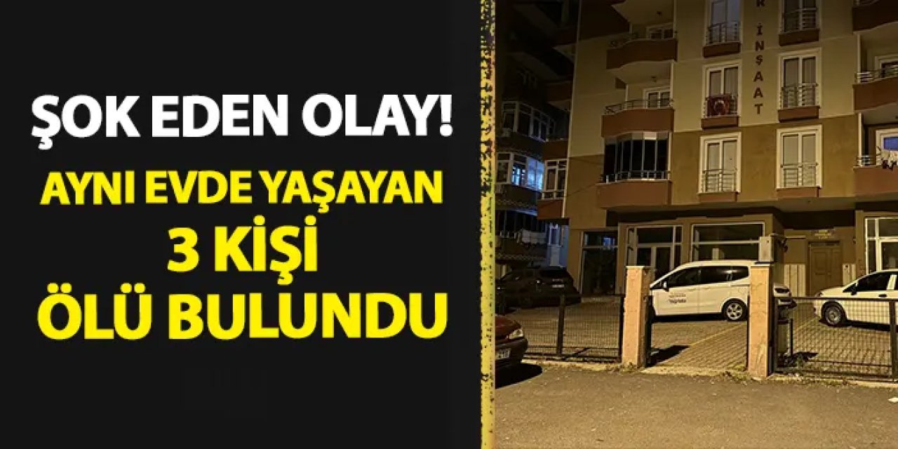 Tekirdağ'da kan donduran olay! 3 kişi evde ölü bulundu