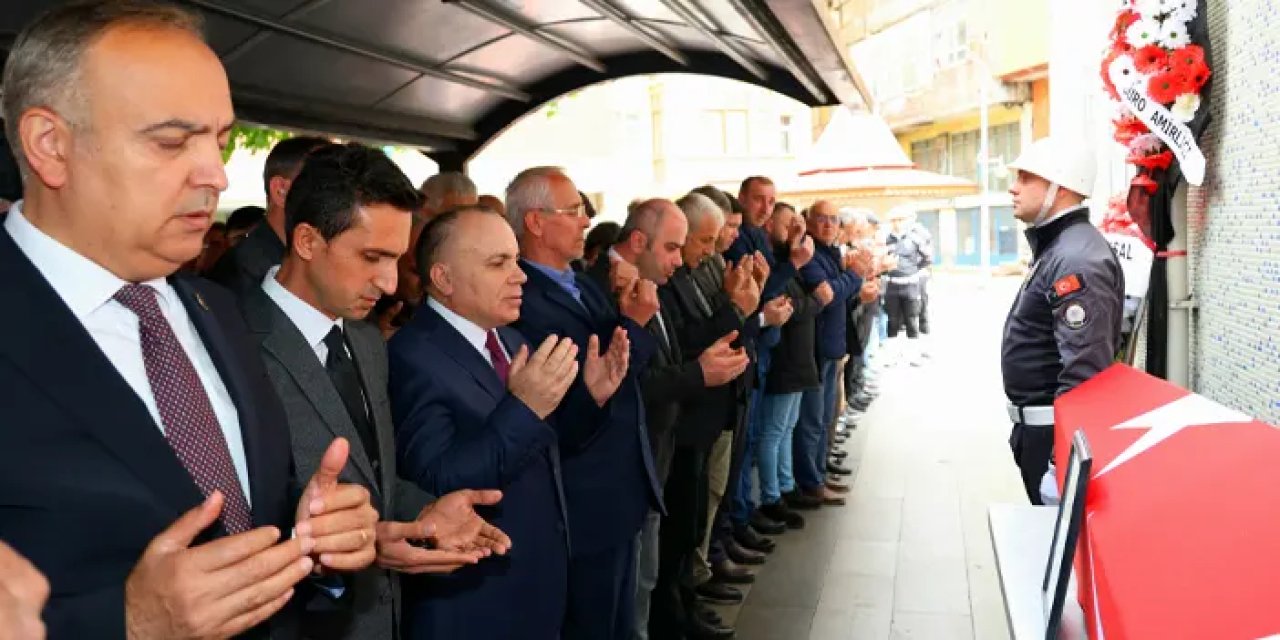 Artvin'de polis memuru Levent Kaya toprağa verildi