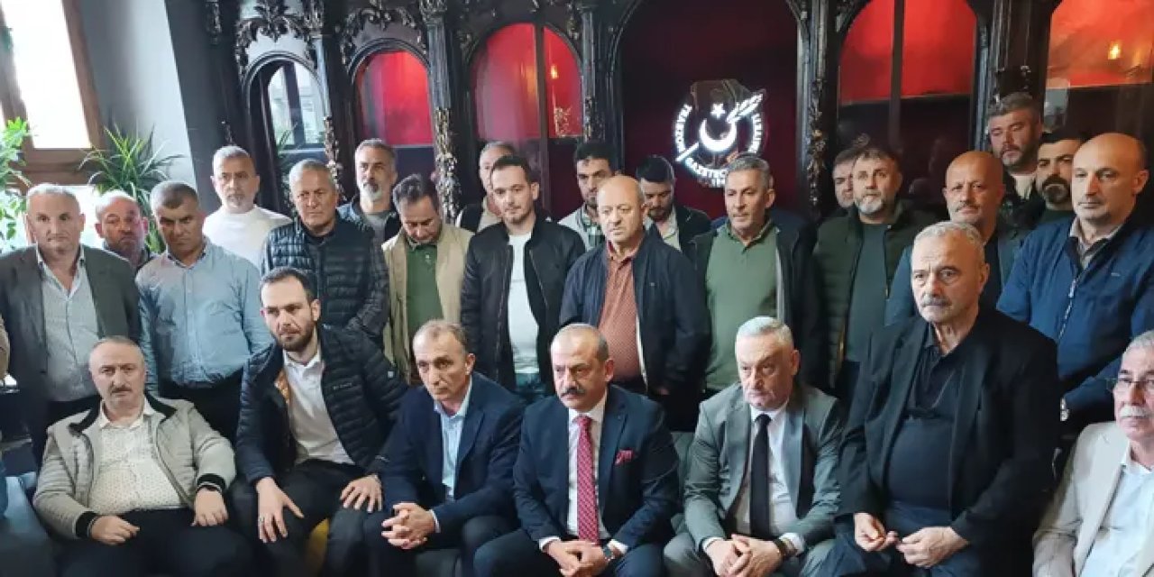 Trabzon'da şoför esnafından Başkan Ahmet Metin Genç'e destek!