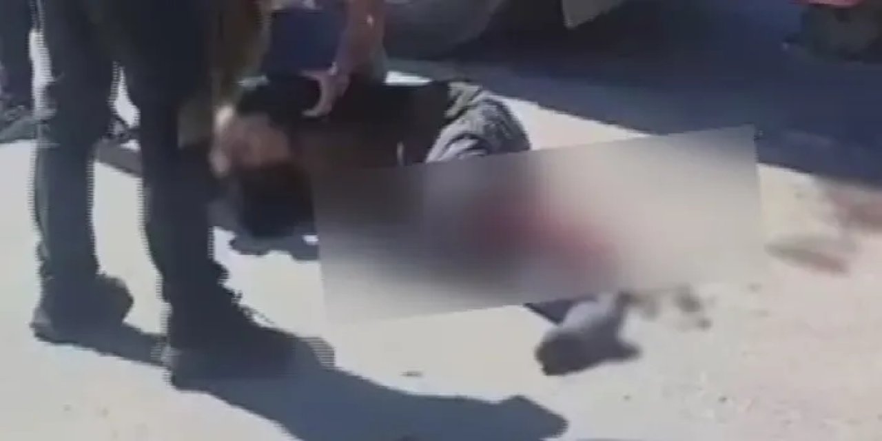 Ankara'da yaşlı kadın tırın altında kaldı! Olay anı kameraya yansıdı