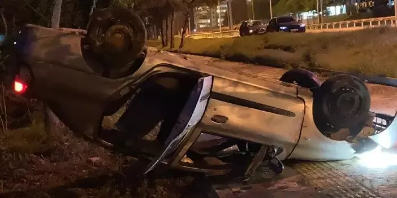 Ordu'da otomobil devrildi! Feci kazada 3 kişi yaralandı