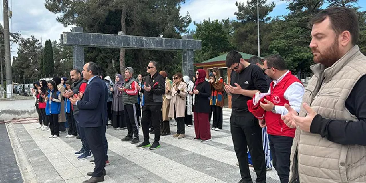 Samsun'da Gençlik Haftası'nda şehitler unutulmadı