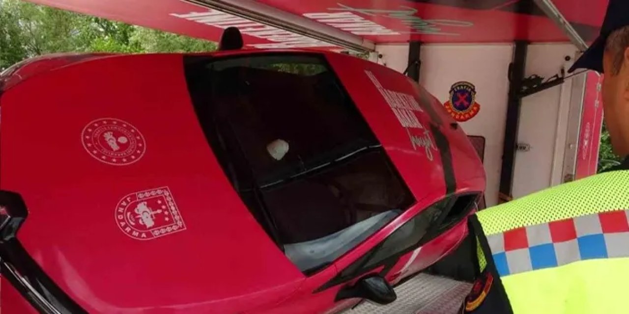 Trabzon'un Of ilçesinde trafik etkinliği düzenlendi