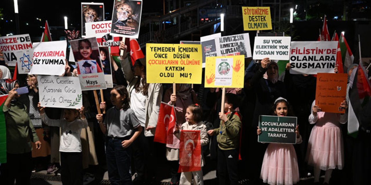 Trabzon’da vatandaşlardan Gazze’ye destek: “Çocuk cesetleri karşısında sessiz kalamayız”