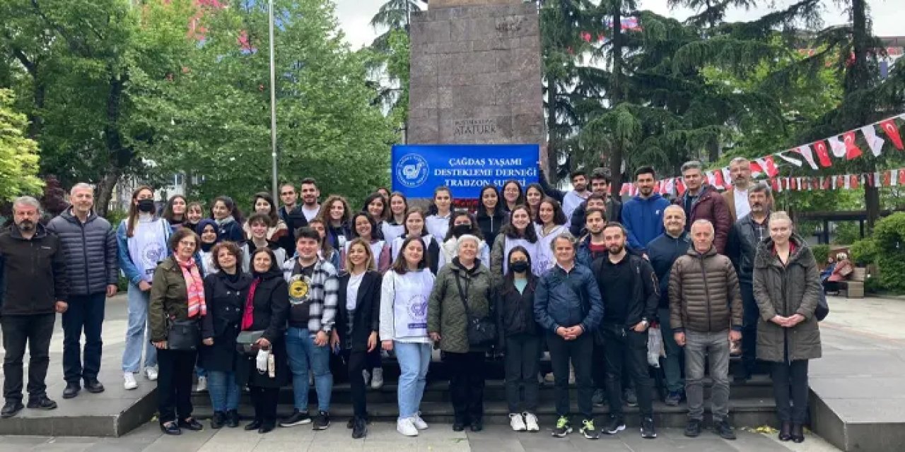 ÇYDD Trabzon 19 Mayıs'ı kutladı! "Bağımsızlık mücadelesinin başladığı gündür!"