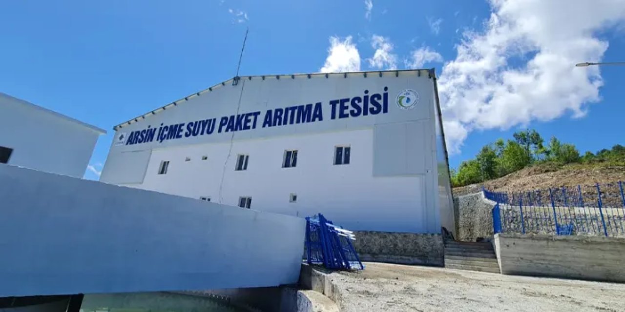 Trabzon'da içme suyu ve arıtma tesisi projesi sürüyor