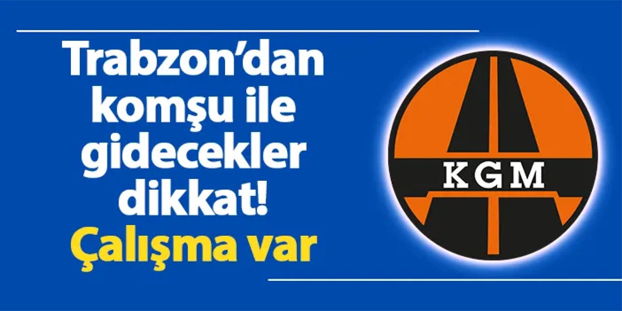 Trabzon-Gümüşhane yolunda otokorkuluk çalışması: Ulaşım kontrollü sağlanıyor