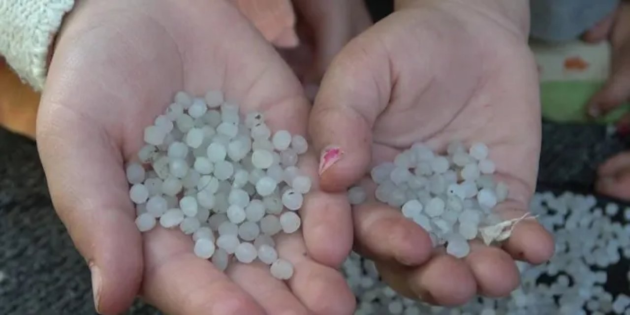 Muş'ta dolu ile yağan cisim erimemişti! Gizemi çözüldü