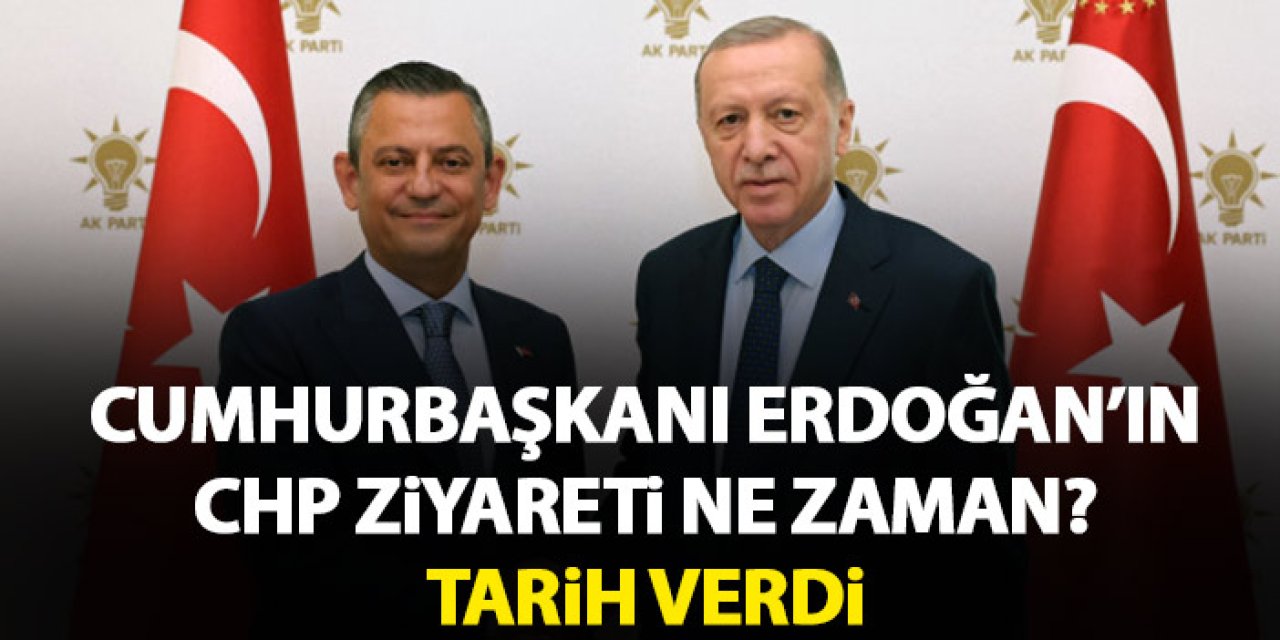 Cumhurbaşkanı Erdoğan'dan CHP'ye iade-i ziyaret açıklaması! İşte tarih