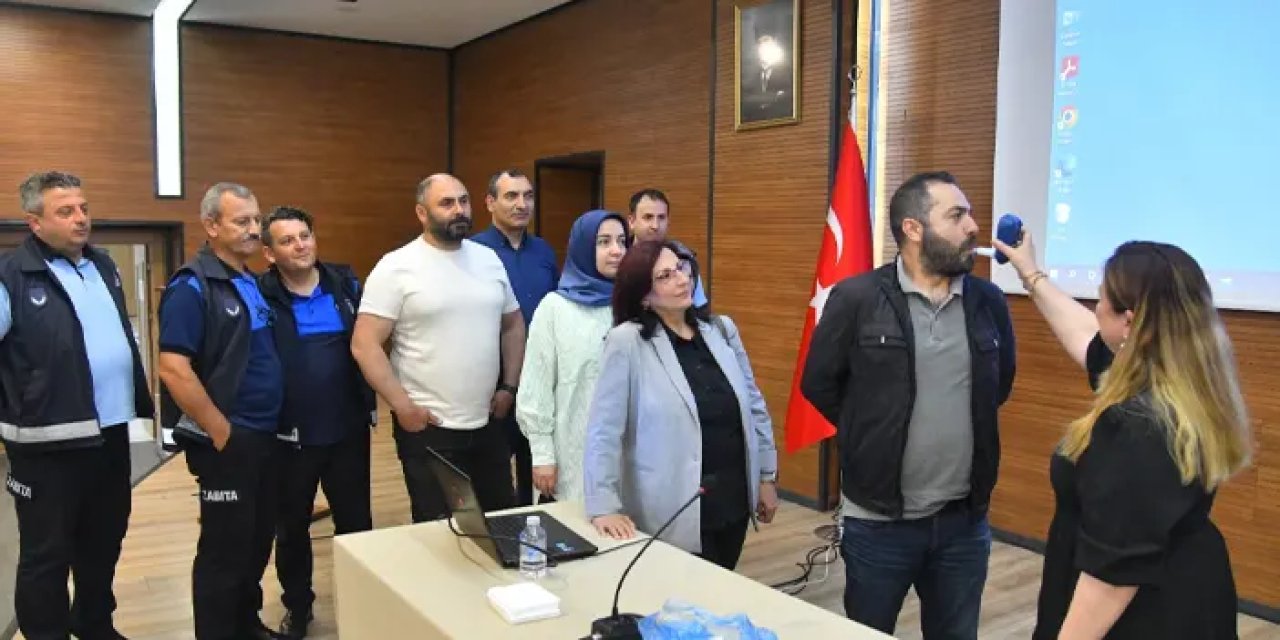 Ortahisar Belediyesi personeline ‘Astım-KOAH’ eğitimi verildi